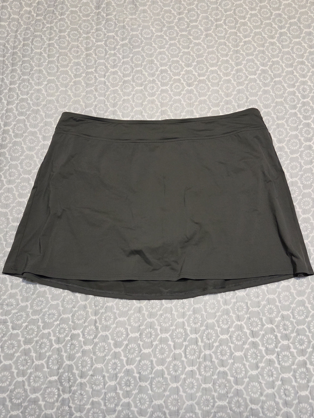 Lands' End Olive Swim Skirt